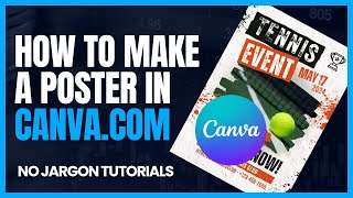 How To Make A Poster In Canva Simple StepByStep [upl. by Stoffel]