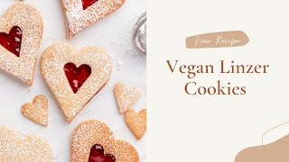 Vegan Linzer Cookies [upl. by Beverle885]