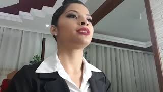 Exemplo de Vídeo CURRICULO bem sucedido Comissaria Aline Silva aprovada na Azul [upl. by Ridglea]