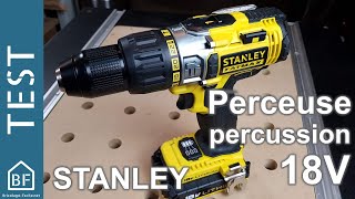 Test Outillage  Perceuse à percussion Stanley Fatmax FMC625 [upl. by Blondie346]