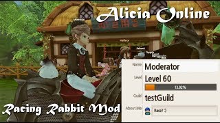 Alicia Online  RACING RABBIT MODERATOR WE GOT BANNED [upl. by Nikoletta682]