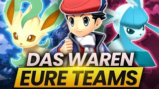 Das waren EURE TEAMS für Pokemon Strahlender Diamant und Leuchtende Perle [upl. by Aicilaanna]