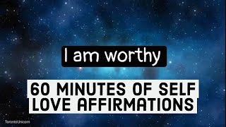 I am worthy AFFIRMATIONS  level up your self love and positive mindset while you sleep [upl. by Osman589]