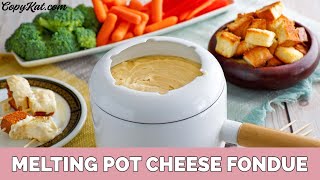 Melting Pot Fondue  Classic Cheese Fondue [upl. by Leeda391]