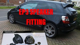 EP3 Typer Door Card Removal And Speaker Upgrade How To [upl. by Surovy]