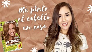 ASÍ ME PINTO EL CABELLO  TINTE DE CAJITA 👩🏻‍🎤 [upl. by Sivet]