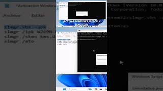 ACTIVA WINDOWS 11 FACIL Y RAPIDO CON CMD windows windows11 tutorial tecnología cmd 2024 [upl. by Ailemap]