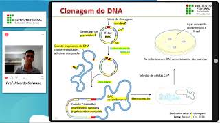 Tecnologias do DNA Recombinante  Parte V Clonagem Molecular cont [upl. by Oralia]