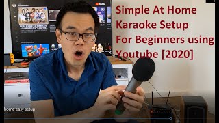 Home Karaoke Easy Setup Fifine Microphone for Absolute BeginnersNewbies 2020  RAYS REVIEWS [upl. by Dupin]