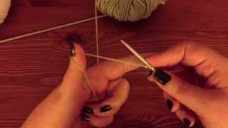 Cours de tricot Monter des mailles [upl. by Ramed]