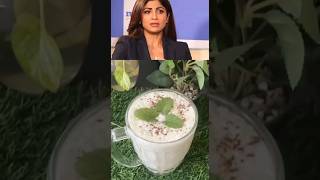 Shilpa shetty s favourite simple pudina chaas recipe  shotrs ytshorts video shilpashetty [upl. by Aggarwal]