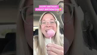 It’s my birthday today Who else has a birthday on August 24th 🥰 beatbox happybirthday cakepops [upl. by Enirhtac]