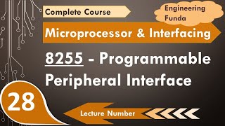 Programmable Peripheral Interface 8255 Basics Control Signals Block Diagram Control word amp Modes [upl. by Noby]