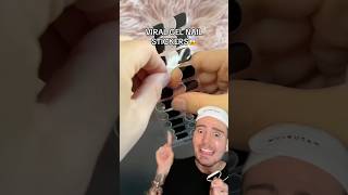 VIRAL GEL NAIL STICKERS😱follow for more💗 nails nailart naildesign beauty beautytips diy [upl. by Edmondo140]