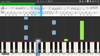 Vangelis  To the Unknown Man  Piano tutorial and cover Sheets  MIDI [upl. by Arrotal52]