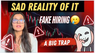 Warning FAKE Hiring in IT job Matket  Fake Interview Calls itjobsfake hiringfreshersplacement [upl. by Eaneg]