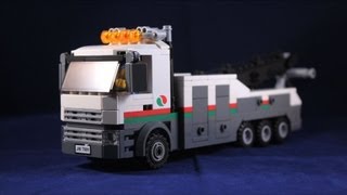 Custom LEGO Vehicle Heavy Duty Wrecker Tow Truck [upl. by Sivar402]