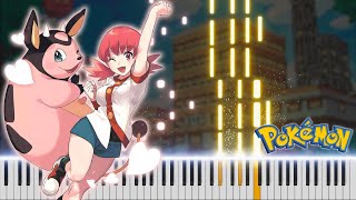 POKÉMON GoldSilverCrystal  Goldenrod City  Piano Tutorial [upl. by Kwabena906]