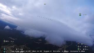 To the clouds First longrange FPV on the 9quot 8s with onboard DVR Walksnail Avatar GT Kit [upl. by Julis]