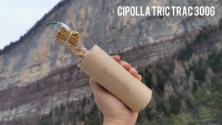 Italian CIPOLLA Tric Trac 300g on the Alps  Mega Bomba Carta Artigianale sulle Alpi  Extrem Sound [upl. by Nnylram]