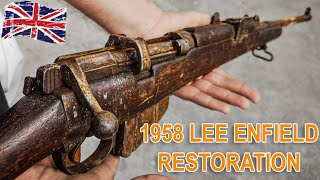 Restoration of British 1958 rifle  lee enfield restoration  gun restoration [upl. by Diba]