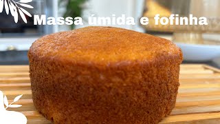 MASSA ÚMIDA E FOFINHA DE CANELA [upl. by Pizor]