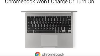 Video Tutorial Chromebook Wont Charge or Turn On [upl. by Eeruhs]