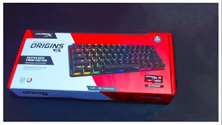 Unboxing la noua mea tastatura Hyperx alloy origins 60 [upl. by Scharf299]