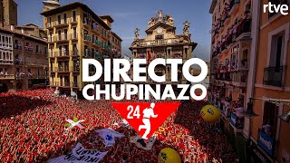 CHUPINAZO de SAN FERMÍN 2024 en DIRECTO [upl. by Akenat]