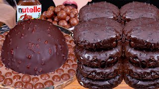 ASMR MALTESERS KITKAT CHOCOLATE DOUGHNUTS MAGNUM ICE CREAM NUTELLA DESSERT MUKBANG 먹방 EATING SOUNDS [upl. by Hilel]