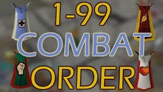 OSRS ULTIMATE 199 Combat MAXING ORDER Guide Short Version [upl. by Geis288]