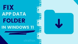 How to Fix Appdata Folder Is Missing in Windows 11  Appdata Folder Missing Windows 11 ✅ [upl. by Ilenay496]