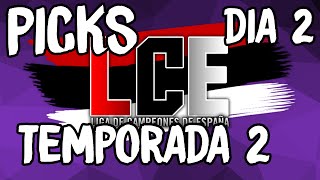 Picks LCE Temporada 2 Dia 2 RU y NU [upl. by Rosena]