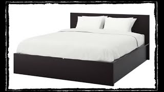 Ikea MALM Storage Bed Frame 3919 [upl. by Kreda]