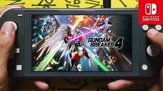 GUNDAM BREAKER 4 Gameplay  Nintendo Switch Lite│Indonesia [upl. by Jerrilyn]