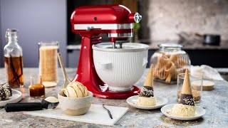 Den ultimative vaniljeis med ismaskinen  Opskrift  KitchenAid [upl. by Calendra]