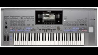 Yamaha Tyros 5  Piano Voice amp Style Free Play [upl. by Nirrac]