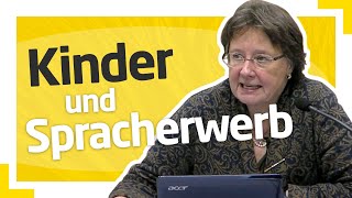 Was brauchen Kinder zum Spracherwerb [upl. by Winwaloe]