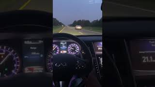 Q50 Red Sport vs Single Turbo Accord [upl. by Derrick]