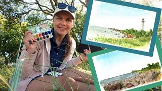 WATERCOLOR RETREAT  Trip to Kihnu island Estonia [upl. by Sidney]