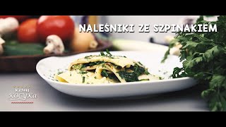 NALEŚNIKI ZE SZPINAKIEM I SEREM FETA  Kuchnia Kocyka [upl. by Nodnalb]