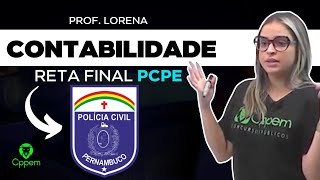 1 CONCEITOS DE CONTABILIDADE  RETA FINAL PCPE  Prof Lorena [upl. by Oiuqise789]