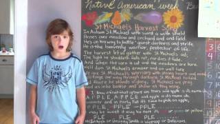 Waldorf Homeschool  St Michaels Harvest song [upl. by Isia]