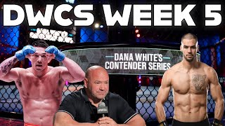 Full Card Predictions Contender Series Week 5 [upl. by Mcafee]