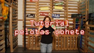 Tutorial como hacer malabares 3 pelotas Cohete Básico  4 [upl. by Lutero]