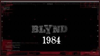 BLYND  1984 Official Lyric Video [upl. by Ekul]