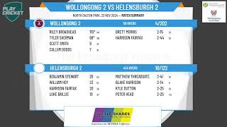 Wollongong 2 v Helensburgh 2 [upl. by Tiebout]