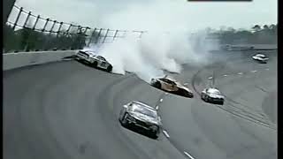 2002 NASCAR Xfinity  Darlington  Amick and Leik Crash [upl. by Nareht886]