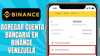 Cómo AGREGAR Cuenta Bancaria En BINANCE Venezuela [upl. by Milas296]