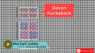 FSDPart22Huckaback amp Devon Huckaback Design [upl. by Aenert]